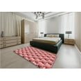 thumbnail image 4 of Ahgly Company Indoor Rectangle Patterned Pastel Pink Area Rugs, 2' x 4', 4 of 6
