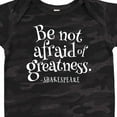 thumbnail image 4 of Inktastic Shakespeare Be Not Afraid of Greatness Boys or Girls Baby Bodysuit, 4 of 5