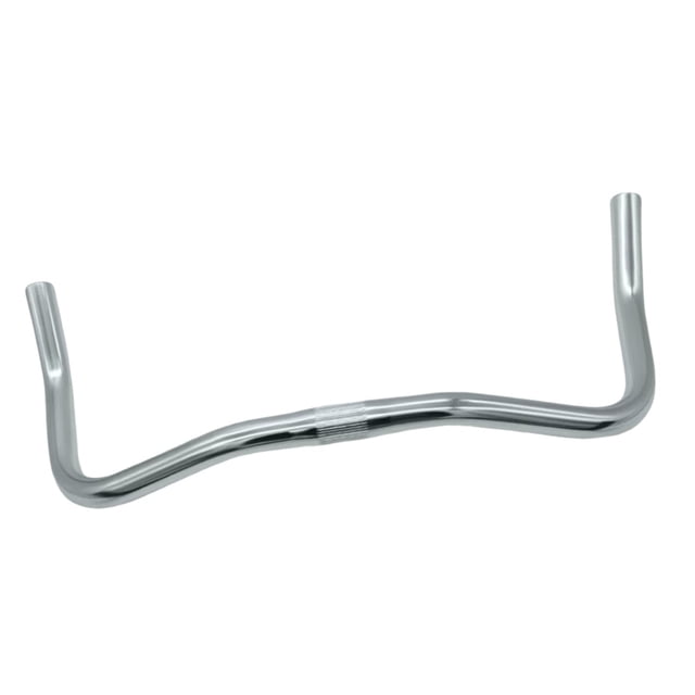 Manillar de bicicleta de montaña, Manillar, Componente, BMX, Aleación de aluminio, 42 cm de largo, Plata brillante