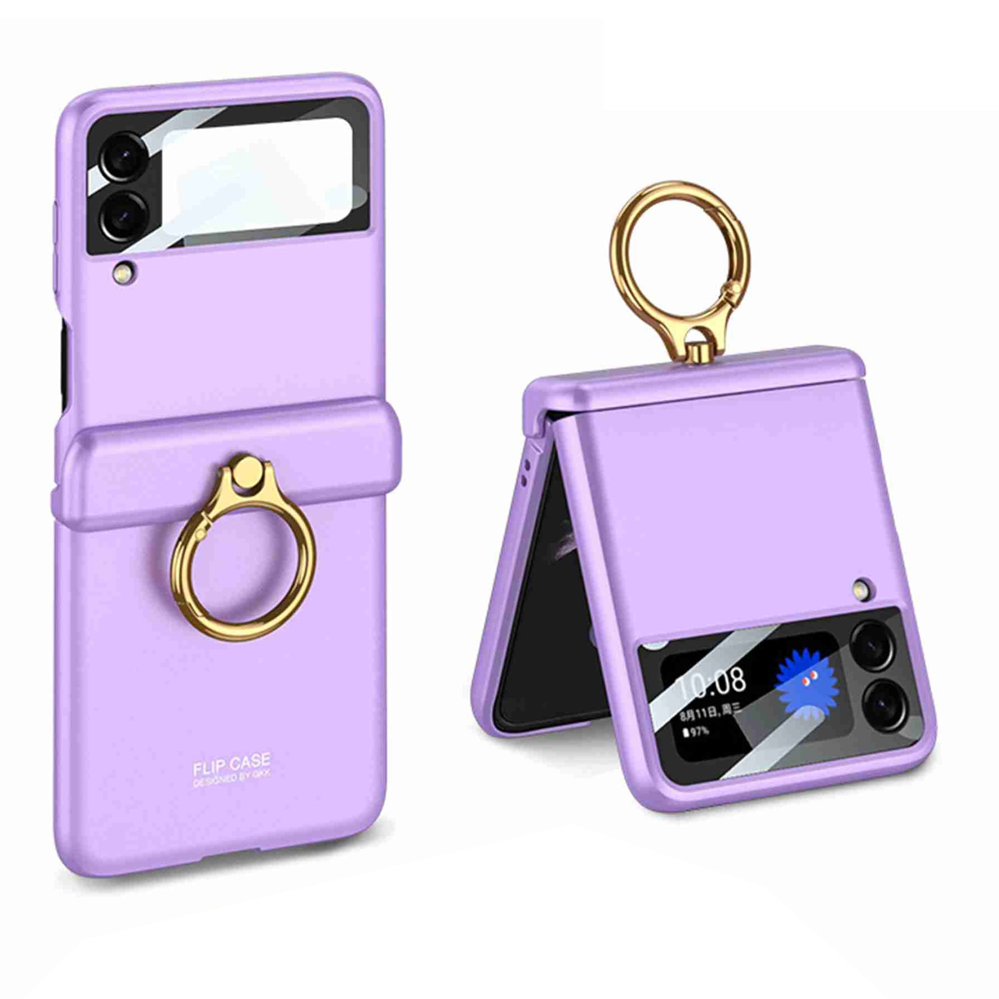 TECH CIRCLE Case Compatible with Galaxy Z Flip 3 with Hinge