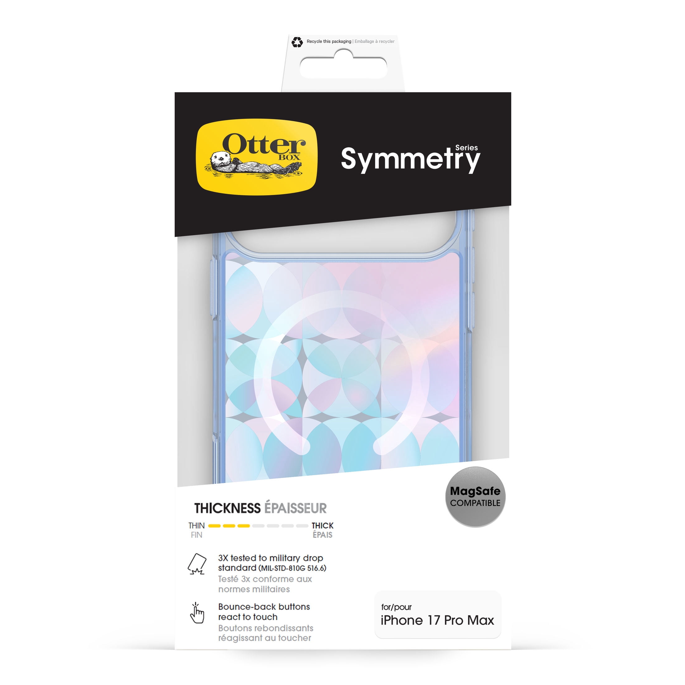 OtterBox Symmetry Series Case with MagSafe for Apple iPhone 18 Pro Max and iPhone 17 Pro Max - Blue