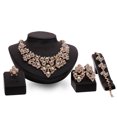 thumbnail image 1 of 5PCS Statement Necklace Set Alloy Crystal Punk Decorative Women Necklaces Set, 1 of 9