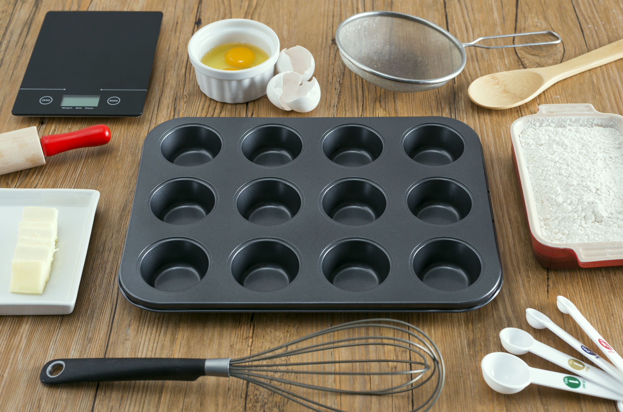 NonStick 12 Cup Muffin Pan