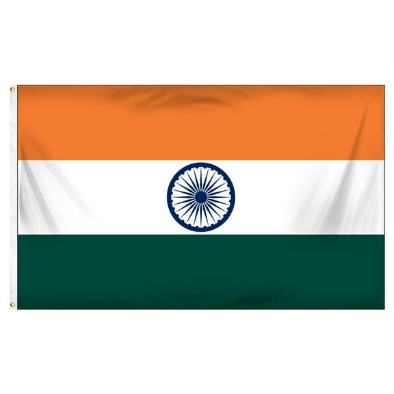 India 3' x 5' Indoor Polyester Flag