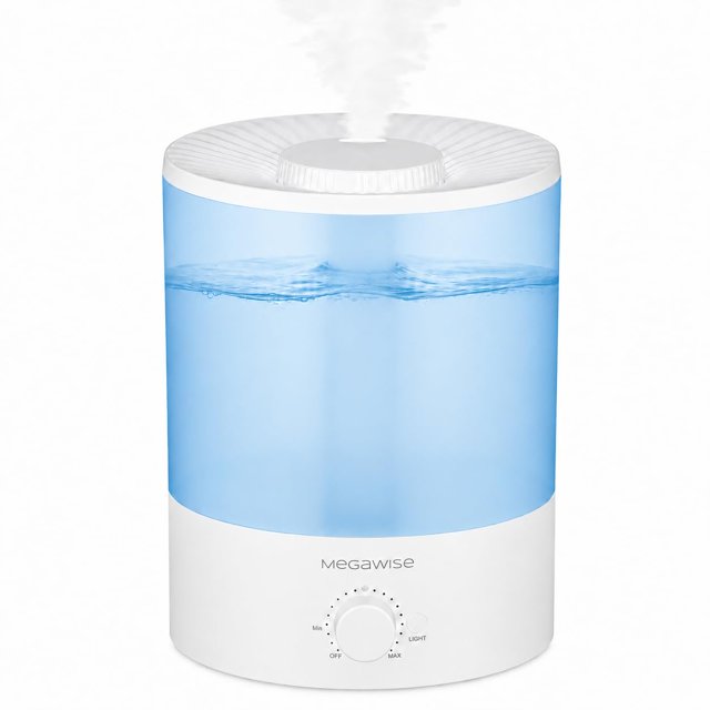 Humidificador MegaWise Ultrasonic Cool Mist de 3.5 L con relleno superior