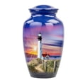 thumbnail image 2 of Lighthouse urn,Cremation Urns for Human Ashes -Handcrafted Lighthouse Memorial Decorative Urns, Urns for Human Ashes Female & Male, Urns for Ashes Adult Female, Funeral Urns, 2 of 4