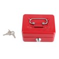 thumbnail image 2 of Metal Cash Box with Money Tray Lock Box, Mini Money Saving Organizer for Household Cash Management, Portable Money Storage Safe for Car, 2 of 5