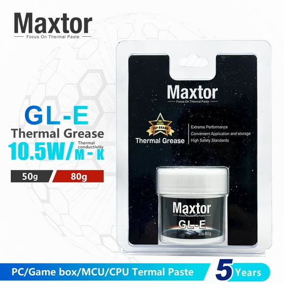 10.5W/m-k GLE Maxtor Thermal Paste PC CPU GPU PS4 Computer MCU Equipment Game BOX Cooler fan thermal grease GLE-10.5W 80g
