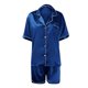 thumbnail image 2 of Gibobby conjunto de bragas Pijama Mujer Camisón Ropa de dormir Traje Conjuntos de lencería Corto Sexy Mujer Short Robe Sexy Pijama de mujer Conjunto de pijama de satén suelto(Azul, M), 2 of 3