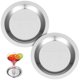 thumbnail image 1 of WORGEOUS 2 piezas Posabatín de vino de metal Anti-salding Cushion Coaster Round Wine Coaster Hotel Hotel Coaster, 1 of 8