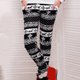thumbnail image 2 of Pantalones de cintura elástica Pompotops estampado navideño largos rectos chándal Talla S M L XL XXL, 2 of 4