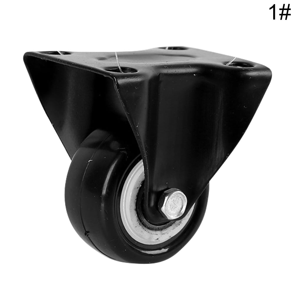 Hhhong Silent Universal Wheel Heavy Brake Wheel Trolley Directional Caster Color : A-Fixed casters 