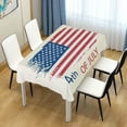 thumbnail image 7 of Coolnut Independence Day Rectangle Tablecloth Spill-Proof Polyester Table Cloth Table Cover for Kitchen Dining Picnic Holiday Party Decoration,60"x120", 7 of 7