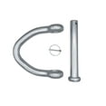 thumbnail image 5 of (2 Pack) Web Sling Shackle - 6" w/ Quick Pin, 23,500 lbs WLL, White Blue Zinc, for Recovery Straps, Auto Hauling, Towing, 5 of 5