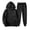 Black-A#3076VV, variant on Hearthz Sweatsuits Men 2 Piece Outfit Drawstring Fleece Pullover Hoodies and Sweatpants Fall Winter Big and Tall Men Sweatsuit Black L