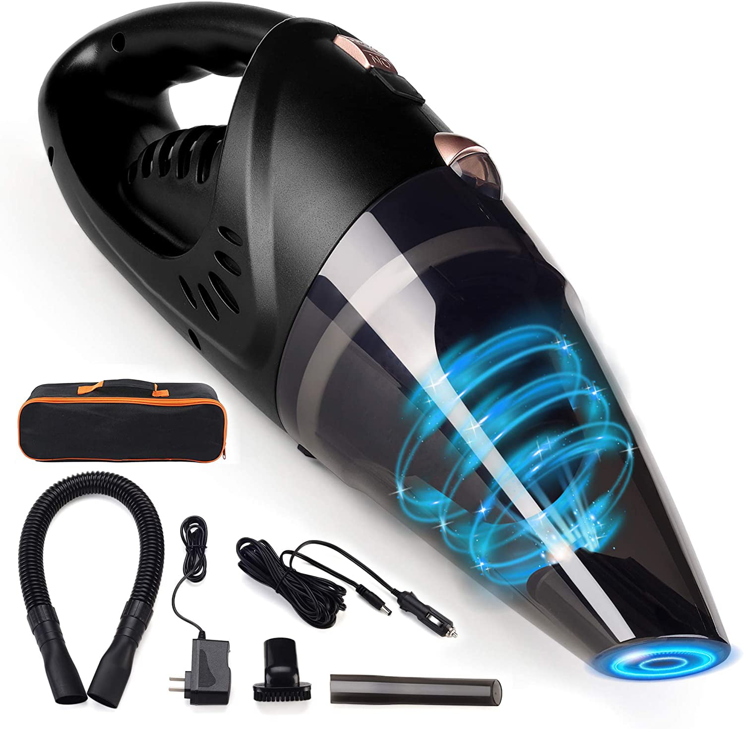 GAKIN 1 Pc Car Handheld Vacuum Cleaner Portable 120W Super Suction Lightweight for Home Efficient Cleaning