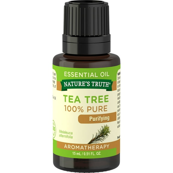 Nature's Truth Aromatherapy 100% Pure Essential Oil, Tea Tree, 0.51 fl. Oz.
