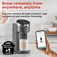thumbnail image 4 of Instant Solo WIFI Connect Single Serve Coffee Maker, From the Makers of Instant Pot, Coffee Brewer, Includes Reusable Coffee Pod & Bold Setting, Brew 8 to 12oz., 40oz. Water Reservoir, Black, 4 of 4