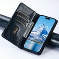 thumbnail image 2 of Dteck for iPhone 16 Plus Case Wallet, Shockproof Magnetic Kickstand Credit Card Holder Leather Folio Case Flip Stand Cover for iPhone 16 Plus, Blue, 2 of 5