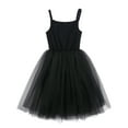 thumbnail image 4 of Toddler Halter Short Skirt Vest Solid Color Tulle Skirt Baby Girls Dress for 9M-7T, 4 of 5