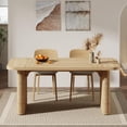 thumbnail image 3 of Tribesigns 62-inch Rectangular Dining Table for 4-6, Modern Simple Kitchen Dinner Tables for Dining Room, 3 of 5