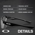 thumbnail image 2 of Oakley OO9189 Twoface Square Shaped Polarized Sunglasses for Men - Includes Official Eyewear Kit - Matte Black Frame with Prizm Black Lens, 2 of 5