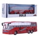 thumbnail image 2 of Autobús de juguete de simulación a escala 1:50, de aleación, con luz y música para niños (rojo)., 2 of 10