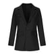 thumbnail image 3 of Puntoco Abrigo Moda Mujer Cómodo Casual Bolsillo Botón Cuello vuelto Color sólido Manga larga Sin capucha Casual Outwear tops Liquidación Puntoco Puntoco-1, 3 of 5