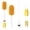 Yellow, variant on 4-in-1 Bottle Cleaning Brush, 360° Flexible Silicone Bottle Brush, Multifunctional Crevice Cute Bear Cleaning Brush,Portable Cup Lid Cleaner with Brush for Bottle Gap Tight Spaces.