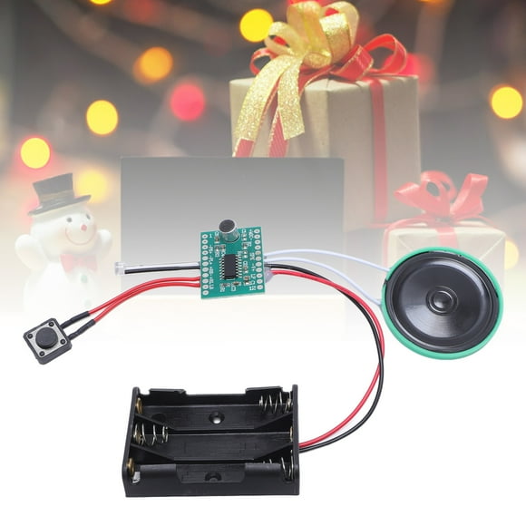 Recordable Greeting Cards Voice Module, Recorder Board Environmental Protecting Reusable Recordable Voice Sound Chip Module for Talk