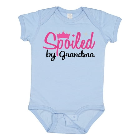 

Inktastic Spoiled By Grandma Girls Baby Bodysuit