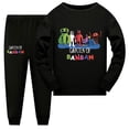 thumbnail image 3 of Ropa de juego Garten of Banban para niños y niñas, pijamas de otoño y primavera, camiseta de manga larga y pantalones, disfraz informal, ropa deportiva, 3 of 4