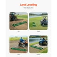 thumbnail image 4 of KFFKFF Drag Harrow, 8 ft Robust Tow-Along Drag Harrow with Modifiable Bars & 72 in Chain, Driveway Grader Landscape Rake for ATV, UTV, Tractor, Mower Tow-Along Garden Lawn Smoothing Instrument, 4 of 9