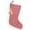 Perfect Red 2, variant on Perfect Red 5 Quilted Plaid Gingham Homespun Christmas Stocking with Personalized Letter L Charm by Marilee Home