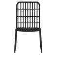 thumbnail image 2 of vidaXL 3 Piece Garden Dining Set Black, 2 of 5