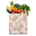 thumbnail image 1 of Floral and Butterfly Print Foldable Grocery Bag - Large Capacity & Eco-Friendly Tote, 1 of 6