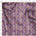 thumbnail image 4 of Soimoi Crepe Silk Fabric Donuts Food Print Fabric by The Yard 42 Inch Wide, 4 of 5
