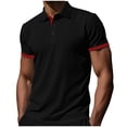 thumbnail image 1 of StSilkitty Mens Short Sleeve Golf Shirts Summer Casual Collared Button Shirt Lightweight Soft Breathable Tops, 1 of 7