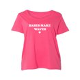 thumbnail image 1 of Babes Make Waves Womens Plus Size Scoopneck T, 1 of 1