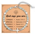 thumbnail image 2 of NICKSUN Religious Cross Bracelet for Women, Christian Gifts for Daughter Granddaughter Sister in Christ Friend Niece on Birthday Christmas Easter Valentines Day Graduation, 2 of 7