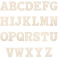 thumbnail image 1 of Miangastore 66pcs Letters Design Wooden Chips Wood Letter Cutouts Diy Crafts Making Material, 1 of 8
