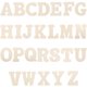 thumbnail image 1 of 66 piezas de letras de madera con diseño de virutas de madera, recortes de letras para manualidades DIY, 1 of 7