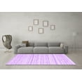 thumbnail image 3 of Ahgly Company Indoor Rectangle Solid Purple Modern Area Rugs, 6' x 9', 3 of 4