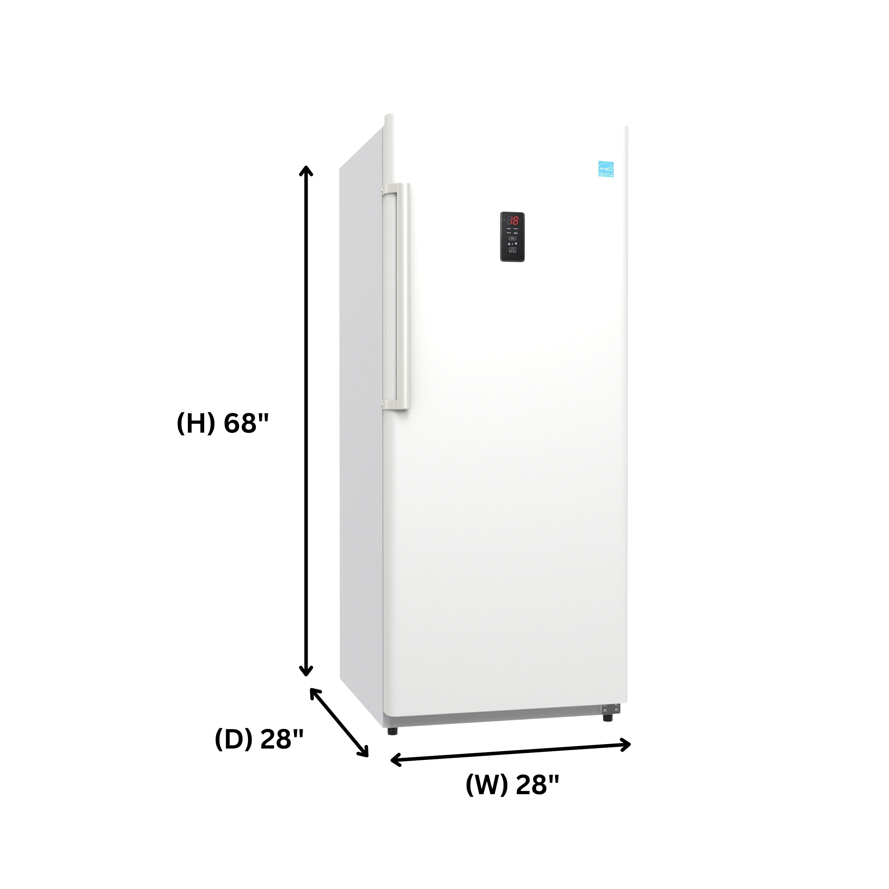 Conserv 14 cu.ft. Convertible Upright Freezer/Refrigerator Garage Ready in White