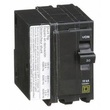 Square D Circuit Breaker,30A,Plug In,120/240V,2P QO2301021
