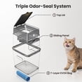 thumbnail image 3 of Contenedor para Desechos de Arena Neakasa PooGuard de 9,2 L con ventana, 3 of 9