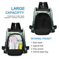 thumbnail image 6 of FORMRS Women's Travel Backpack Purse Anti-Theft Hidden Pockets Casual Shoulder Bag, Green Forest, 6 of 7