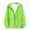 Green, variant on Mens Light Weight Sun Jackets Big & Tall Casual Outdoor Jacket Reflective Zipper Hoodie Cycling Coats Orange, 2XL