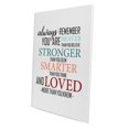thumbnail image 2 of Wayfare Art Canvas Prints Poster, 8 x 10 inch Wall Decor Canvas Artwork, Always Remember You Are Braver Stronger Smarter, 2 of 7