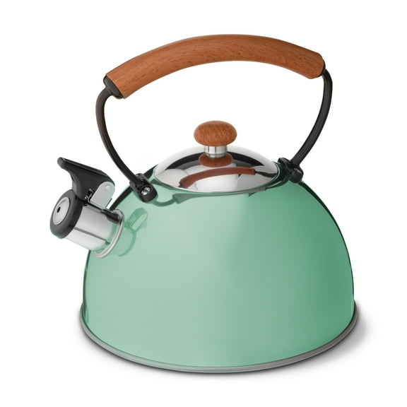 Pinky Up Hadley 70oz Stainless Steel Tea Kettle for Stovetops, Pistachio